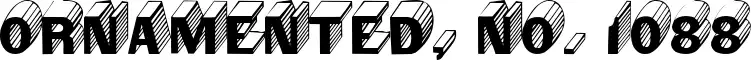 Ornamented, No. 1088