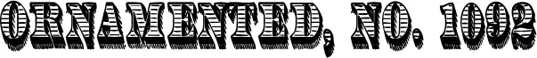Ornamented, No. 1092