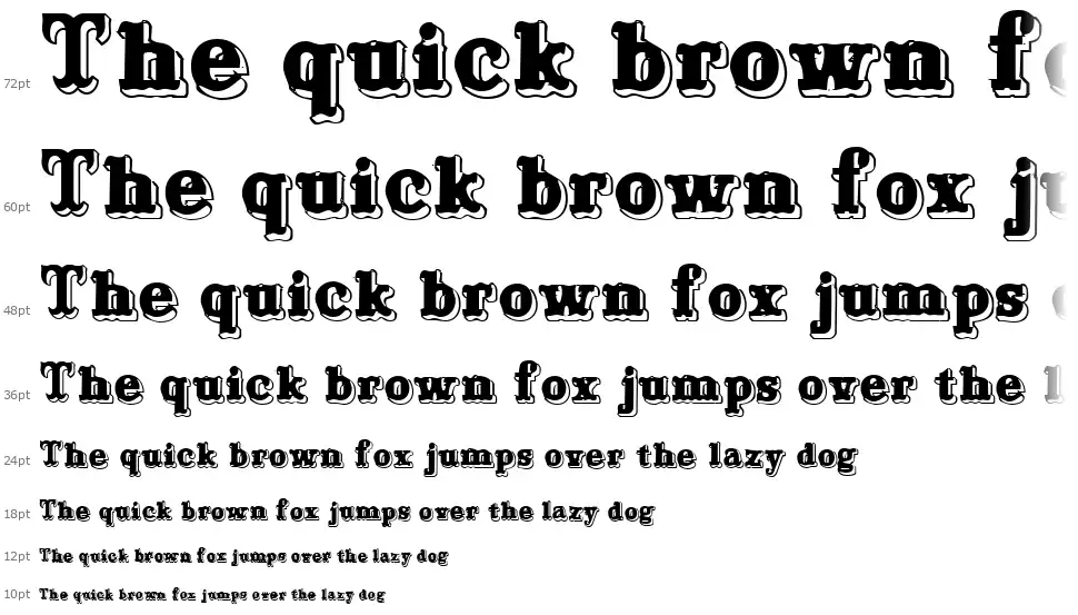Ornamented, No. 1513font waterfall
