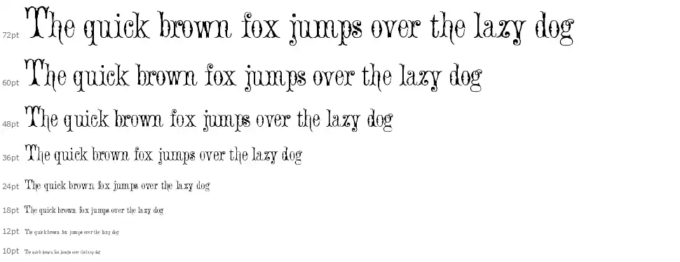 Ornamented, No. 1545font waterfall