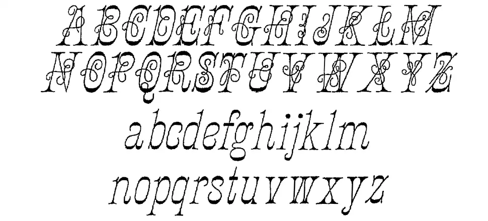 Ornamented, No. 1546font specimens