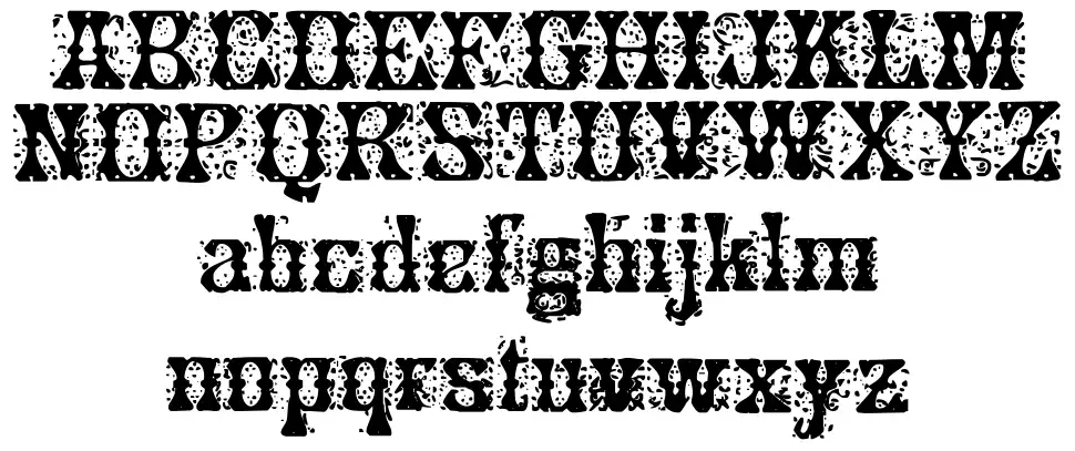 Ornamented, No. 42font specimens