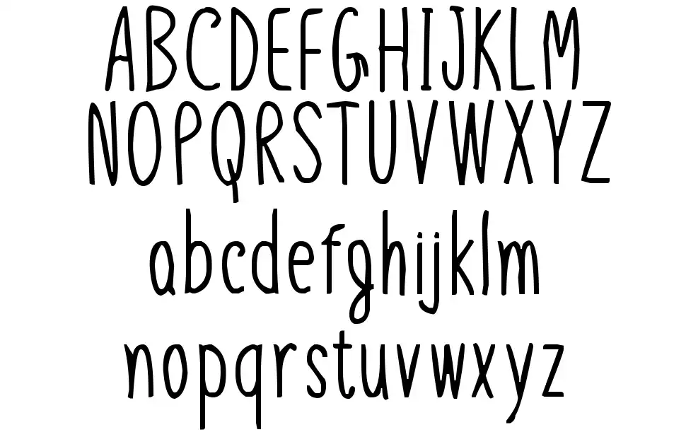 Our Goalfont specimens