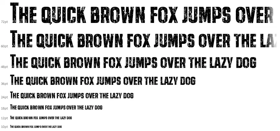 OXIDO Erodedfont waterfall