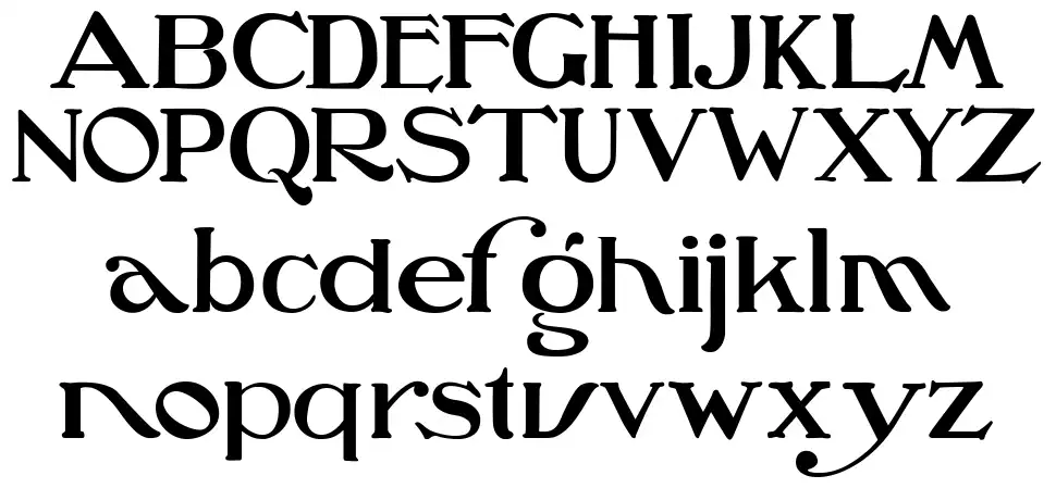 Oz'sWizardfont specimens