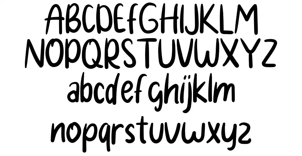 Paceklikfont specimens