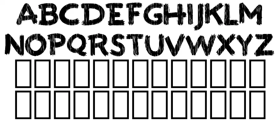 Paint the townfont specimens