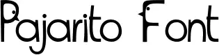 Pajarito Font