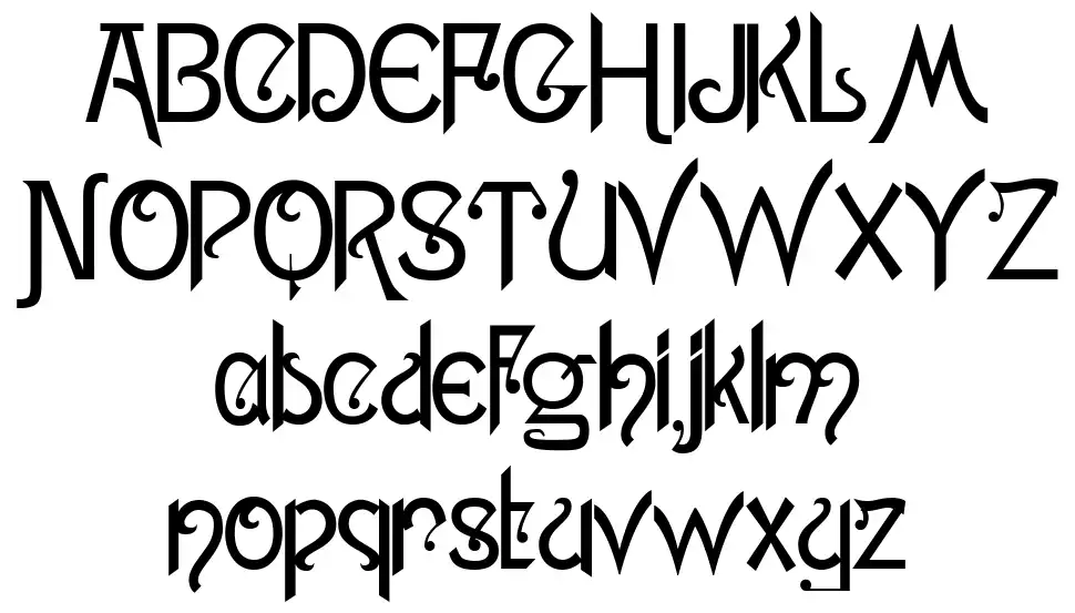 Pansyfont specimens