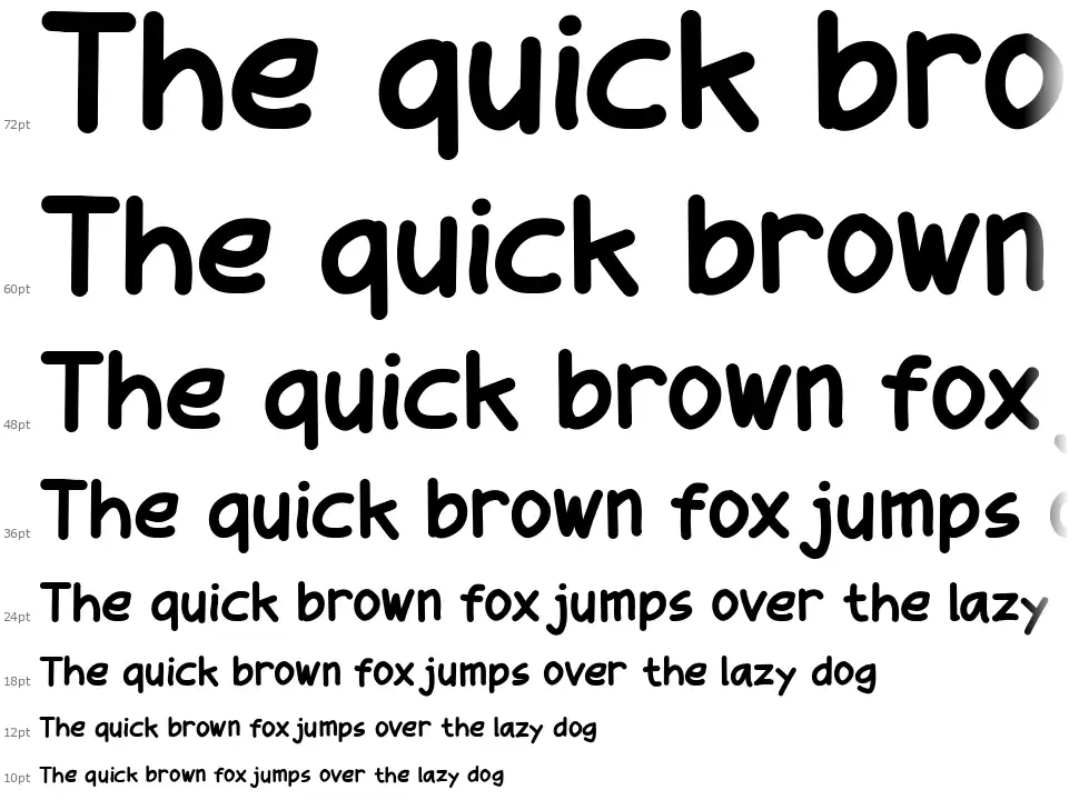Parenda Pop Comicfont waterfall