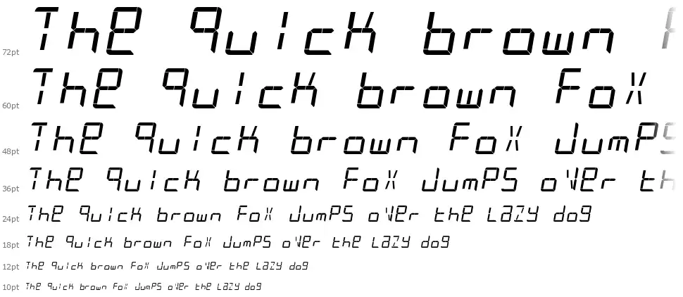 Patopian 1986font waterfall