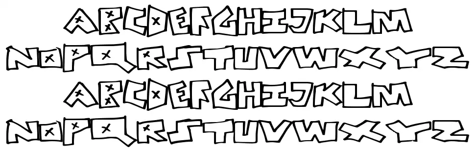 Peace Fightfont specimens