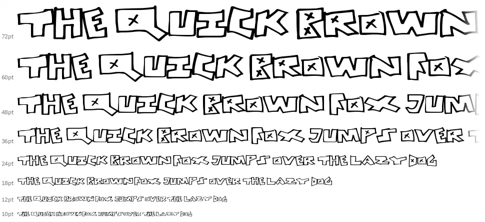 Peace Fightfont waterfall