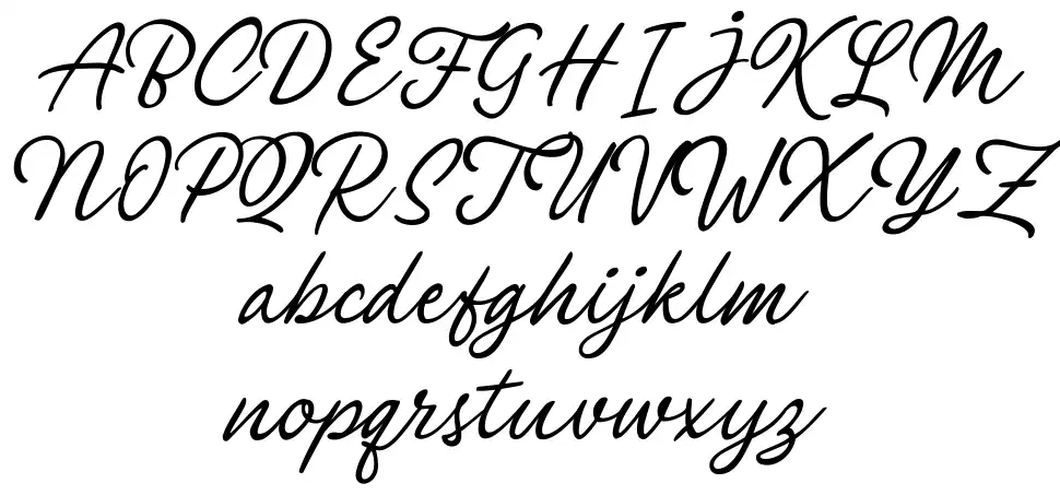 Philomena Scriptfont specimens