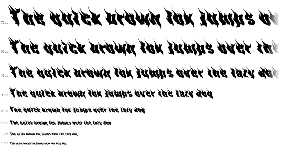 Phoenixfont waterfall
