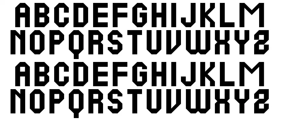 Pine RCfont specimens