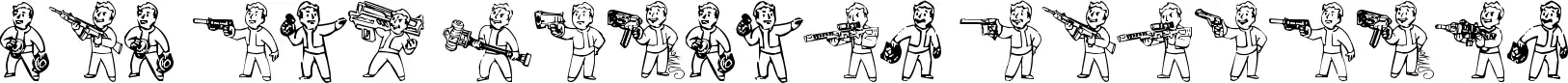 Pip Boy Weapons Dingbats