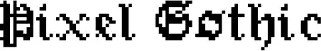 Pixel Gothic