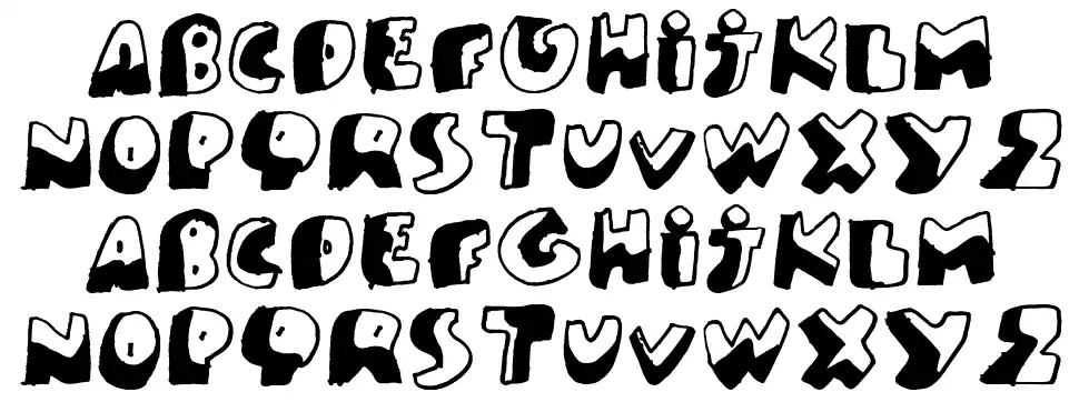 PK Like Gustonfont specimens