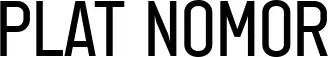 Plat Nomor