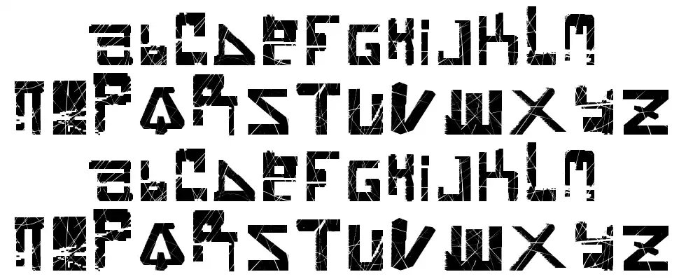 Pokurium Usedfont specimens