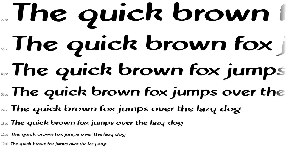 PopUpfont waterfall
