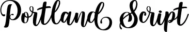 Portland Script
