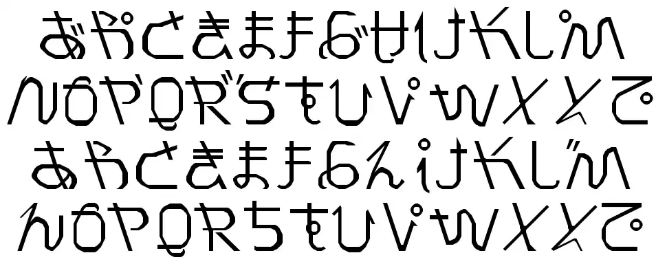 Pray for Japanfont specimens
