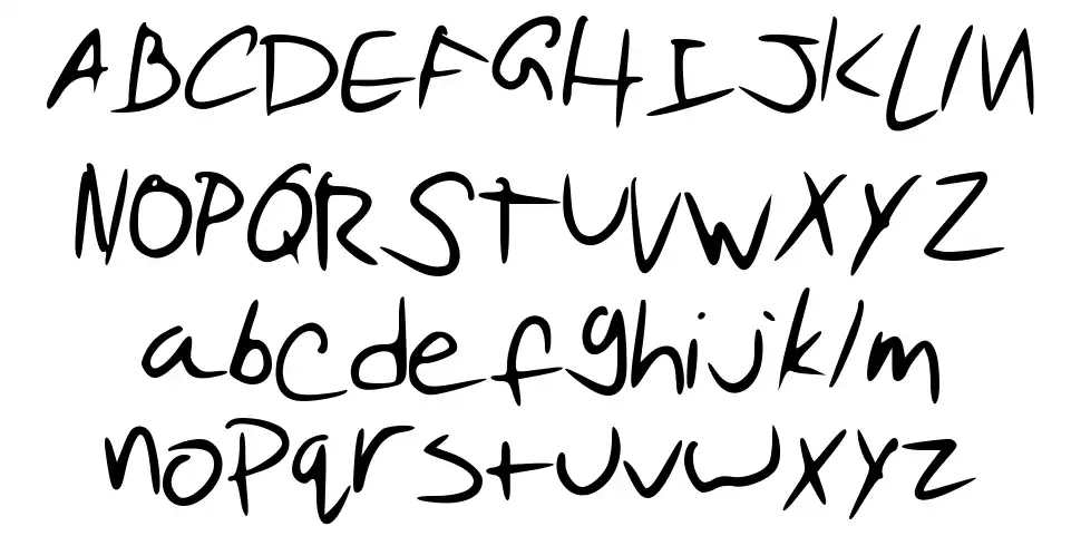 Pudding Scriptfont specimens