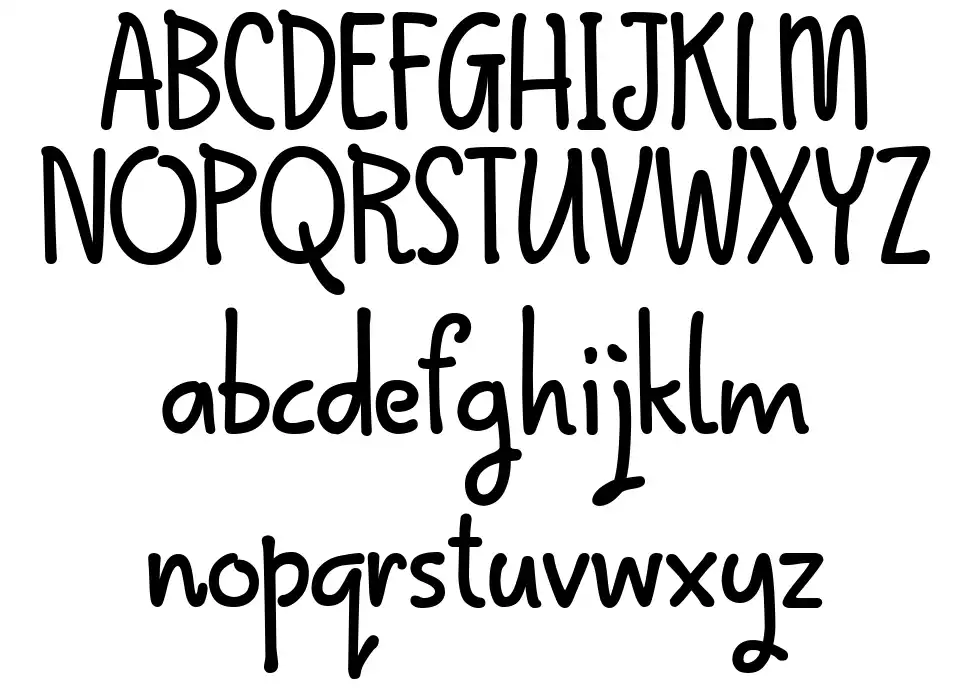 Qokipopsfont specimens