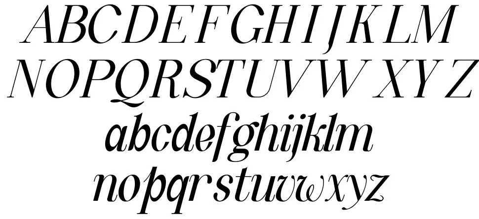 Quintyfont specimens