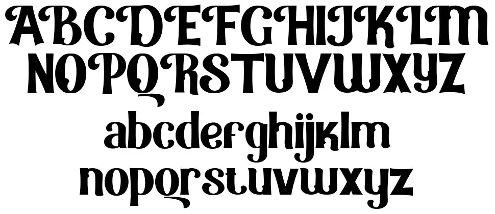 Quirky Bayfont specimens