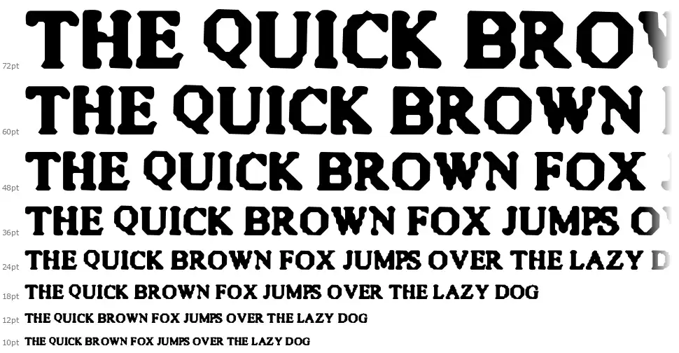 Quite Bluntfont waterfall