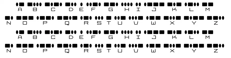 Radios in Motion Образец Radios in Motionfont specimens