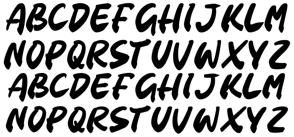 Ramen Ichikarufont specimens