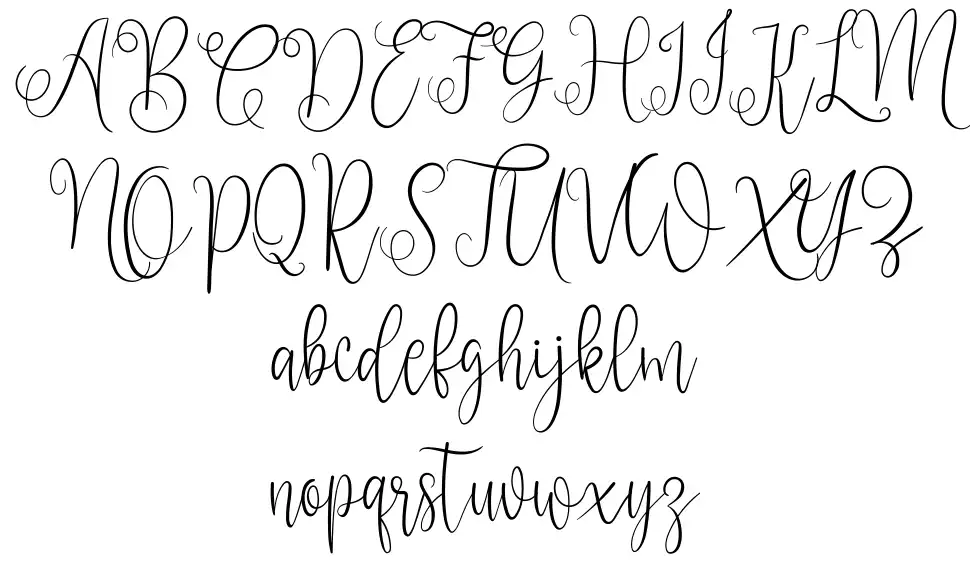 Rasterfestfont specimens
