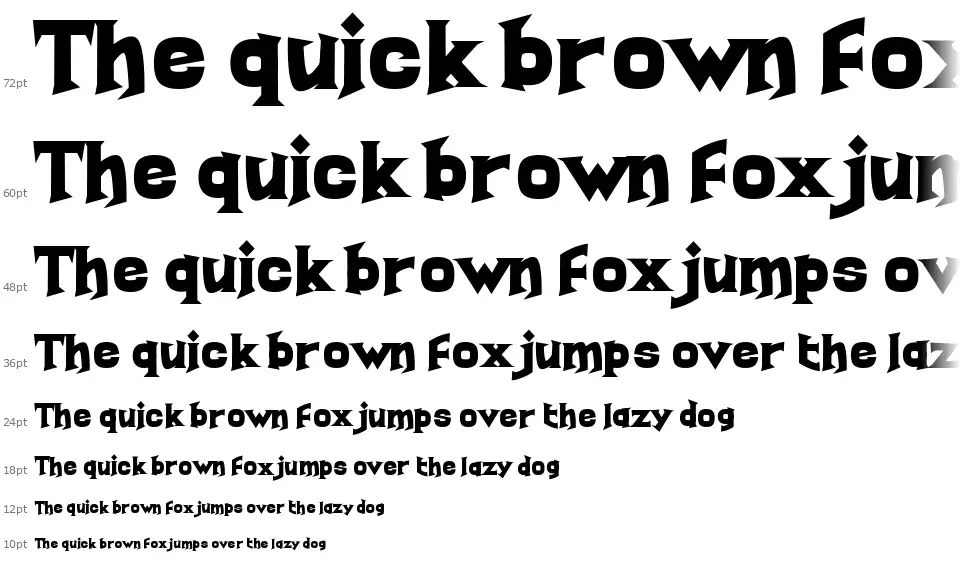 Real Fun Timefont waterfall