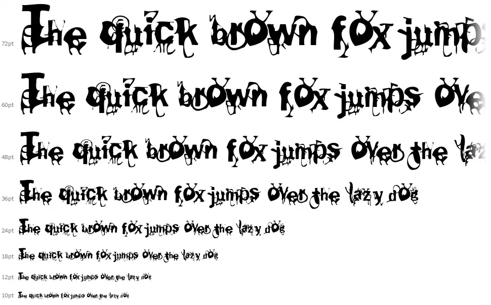 Reappeatfont waterfall