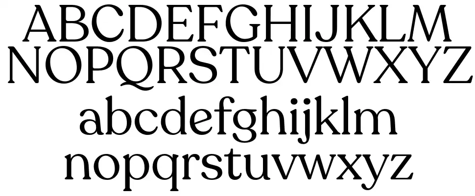 Recoletafont specimens