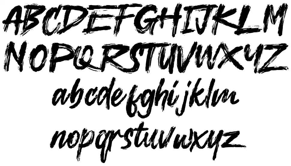Redslitfont specimens