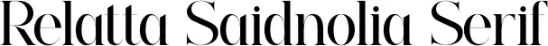 Relatta Saidnolia Serif
