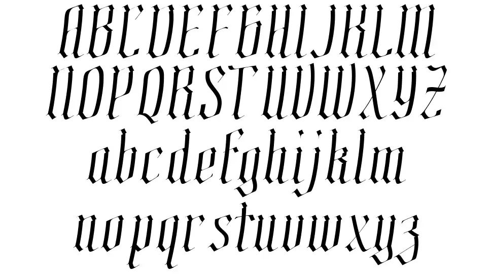 Rembolandfont specimens