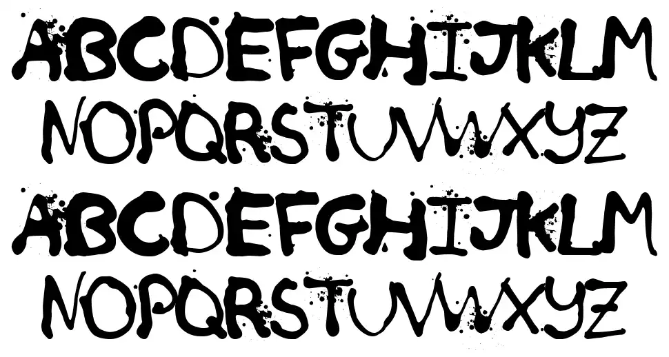 Retro Killerfont specimens