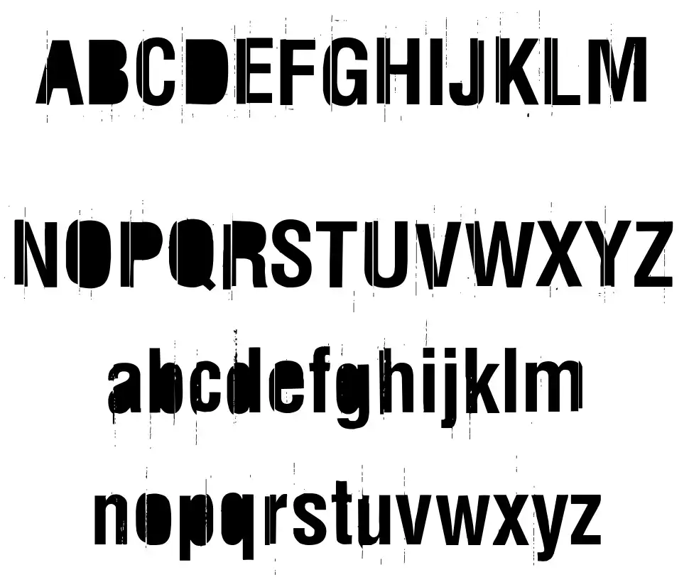 Rezfont specimens
