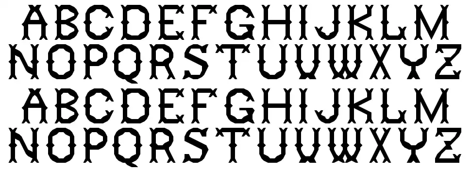Ringlingfont specimens