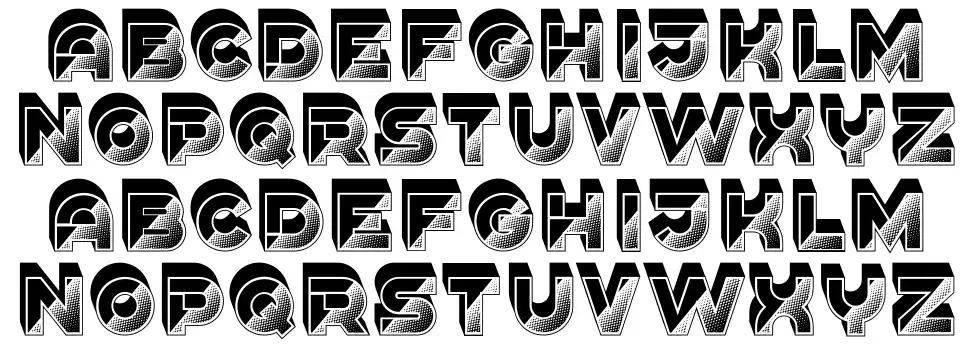 Rockingfont specimens