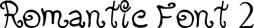 Romantic Font 2