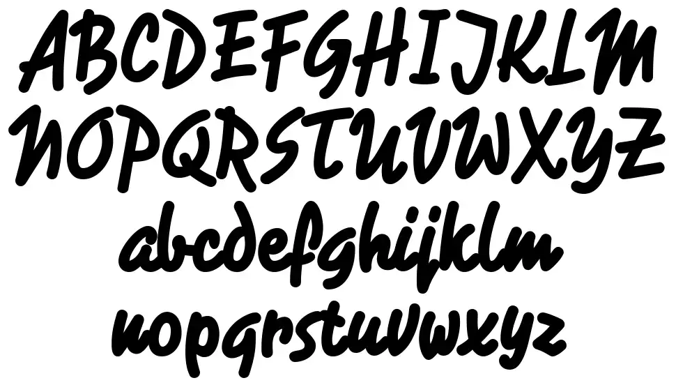 Rotulona Handfont specimens