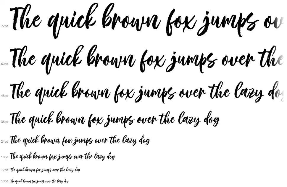 Rough Roughfont waterfall