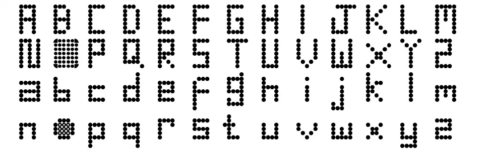 Round Techfont specimens